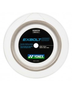 Saiten Badmintonrolle 200m - Yonex Exbolt 63 (Weiß) 