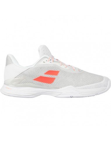 Chaussures Tennis Babolat Femme Jet Tere All Court Blanc/corail 