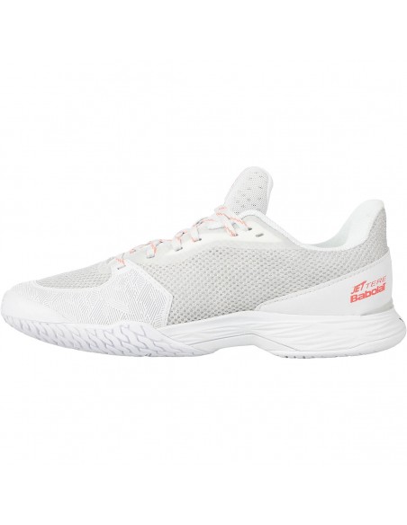 Babolat Women's Jet Tere All Court Tennis Shoes White/Coral 