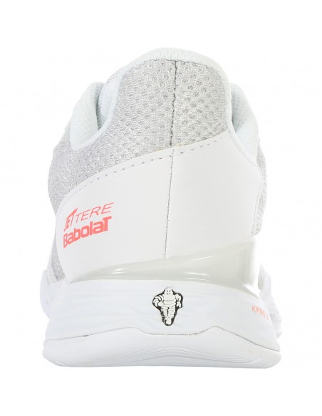 Zapatillas de Tenis Babolat para Mujer Jet Tere All Court Blanco/Coral 
