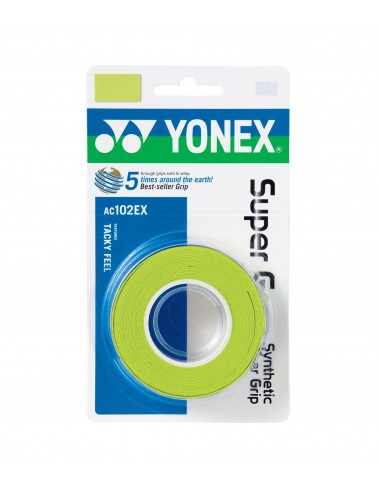 Surgrips Yonex Super Grap AC 102 Green (Pack von 3) 