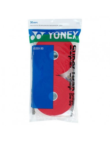 Yonex AC 102EX Rouge Overgrip Pack of 30 