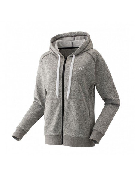 Yonex Women's Cotton Hoodie Jacket YW0016 Grey 