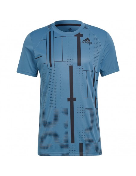 Adidas Club Graph Blue T-Shirt for Tennis Players 