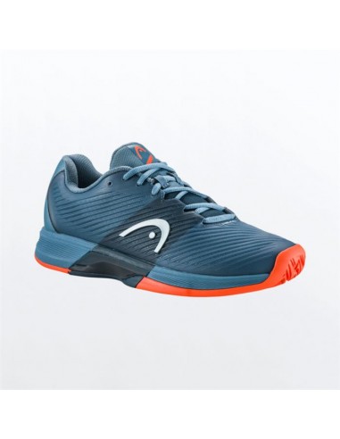 Tennisschoenen Head Heren Revolt Pro 4.0 Blauw Oranje 2022 