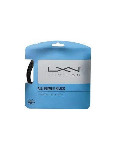 Luxilon Alu Power Black 125 Tennis String Set (12.2 m) 
