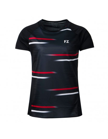 Tee-Shirt Forza Damen Mobile Schwarz 