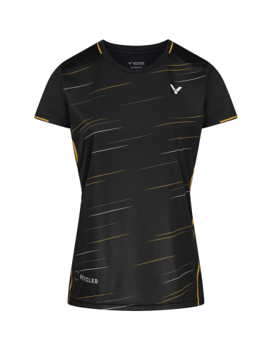 Tee-Shirt Victor T-24100 C Dame Sort 2022 