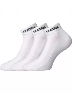 Forza Comfort Short White Socks (x3) 