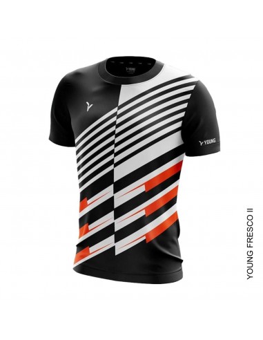 T-shirt Young Fresco 2 Crew Neck Unisex (Zwart) 