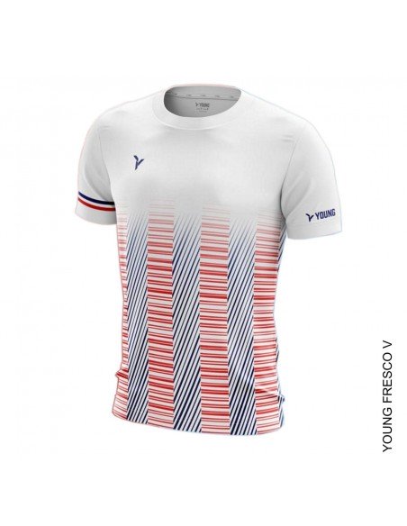 Young Fresco 5 Crew Neck T-shirt (White) - Perfect for Casual and Sporty Looks 