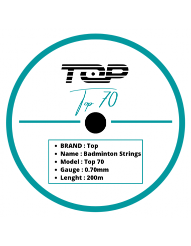 Top 70 Badminton String Reel 200m - Enhanced Durability and Control 
