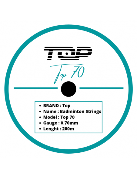 Top 70 Badminton String Reel 200m - Enhanced Durability and Control 