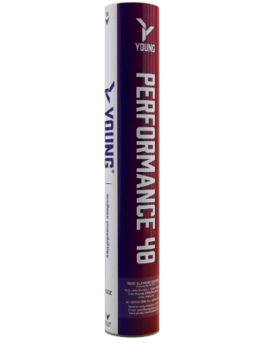 Fjerbolde til badminton Fjer Young Performance 48 
