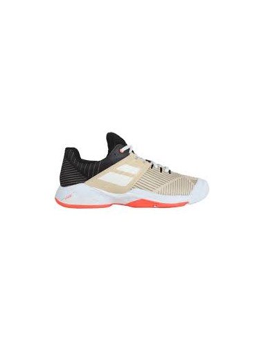 Tennisschoenen Babolat Dames Propulse Fury All Court Zwart/Beige 