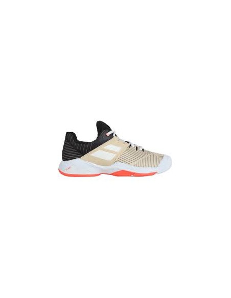 Chaussures Tennis Babolat Femme Propulse Fury All Court Noir/Beige 