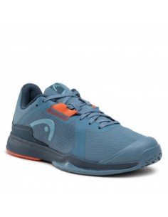Tennis Schoenen Heren Head Sprint Team 3.5 Blauw Oranje 2022 