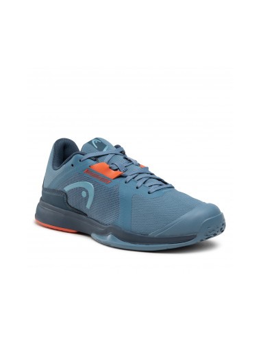 Tennis Schoenen Heren Head Sprint Team 3.5 Blauw Oranje 2022 