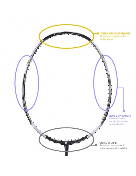 Badmintonketsjer Apacs Pro Commander (uden strenge) 3U 
