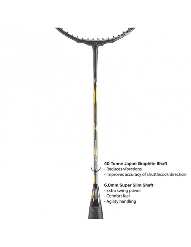 Badmintonketsjer Apacs Fantala 8.0 Control (uden strenge) 5U 