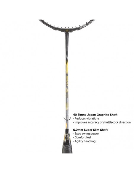 Apacs Fantala 8.0 Control Badminton Racket (Unstrung) 5U 