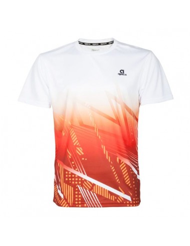 Apacs RN10126-AT Unisex T-shirt White/Red 