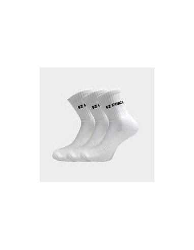 Forza Comfort Long White Socks (x3) 