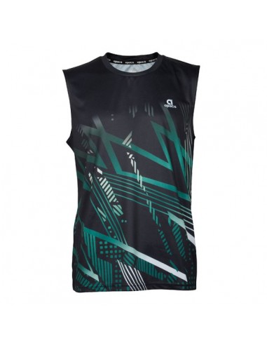 Apacs SL 22209-AT Sleeveless T-shirt Unisex (Black/Green) 