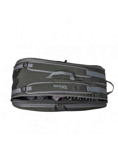 Wilson Tour 12 PK Tennis Bag (Dark Green) 