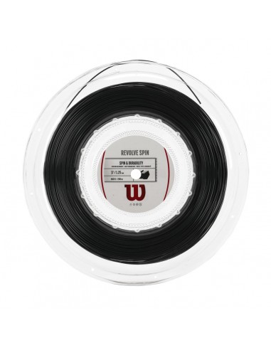 Bobines Cordage Wilson Revolve Spin 17 (Noir) 