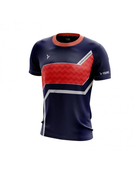 T-shirt Young Fresco 9 Crew Neck Unisexe (Navy) 