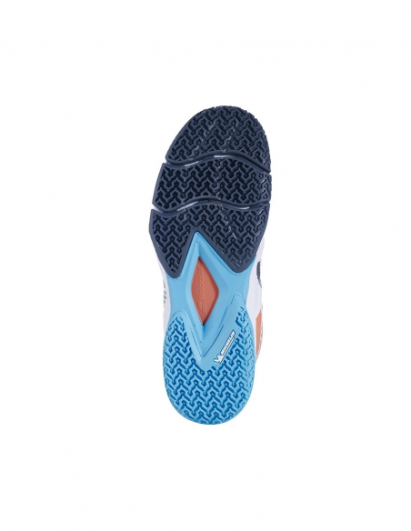 Babolat Sensa Dames Padel Schoenen (Wit/Blauw) 