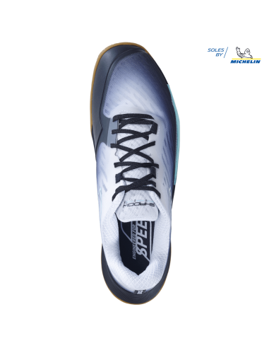 Chaussures de Badminton Babolat Shadow Tour 5 Homme  (Noir/blanc) 