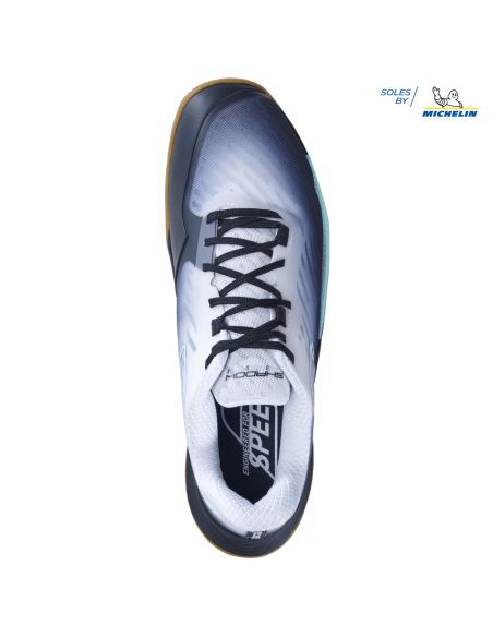 Chaussures de Badminton Babolat Shadow Tour 5 Homme  (Noir/blanc) 