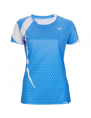 Tee-Shirt Victor T-04102 M Frau Blau 