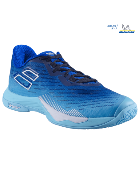 Zapatillas de Bádminton Babolat Shadow Tour 5 Hombre Wide (Azul Cerámico) 