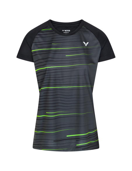 Victor T-34101 C Women's Black Tee-Shirt 2023 