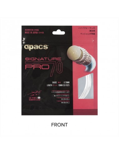 Cuerda de raqueta Apacs Signature Pro 70 para un rendimiento excepcional 