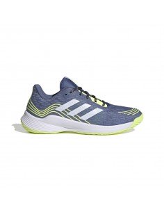 Chaussures Adidas Homme Indoor Novaflight Bleu 