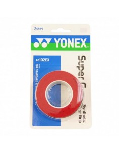 Surgrips Yonex Super Grap AC 102 Red (pakke med 3) 