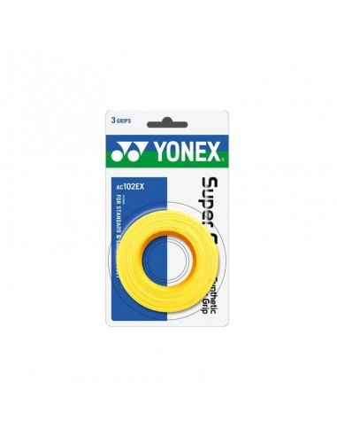 Surgrips Yonex Super Grap AC 102 Gelb (Pack von 3) 