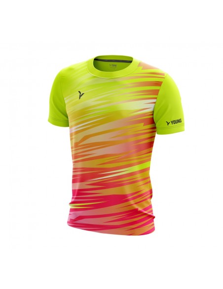 Young Fresco 11 Crew Neck T-shirt (Yellow) - Stylish Comfort 