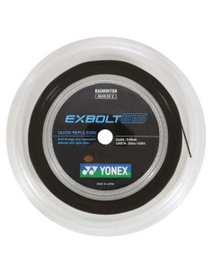 Badmintonstreng Rulle 200m - Yonex Exbolt 65 Sort 