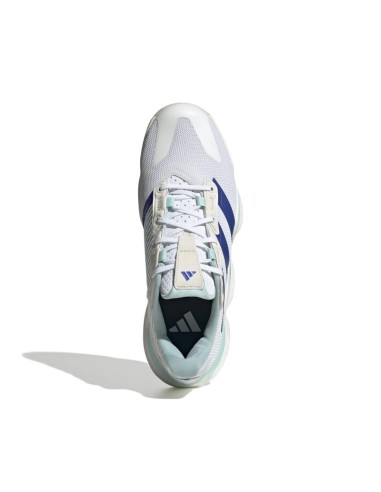 Chaussures Indoor Adidas Stabil 16 Homme Blanc/bleu  Chaussures Indoor Adidas Stabil 16 Homme Blanc/bleu