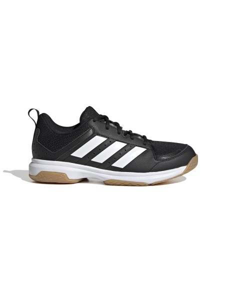 Adidas Ligra 7 Kids Black Indoor Shoes 