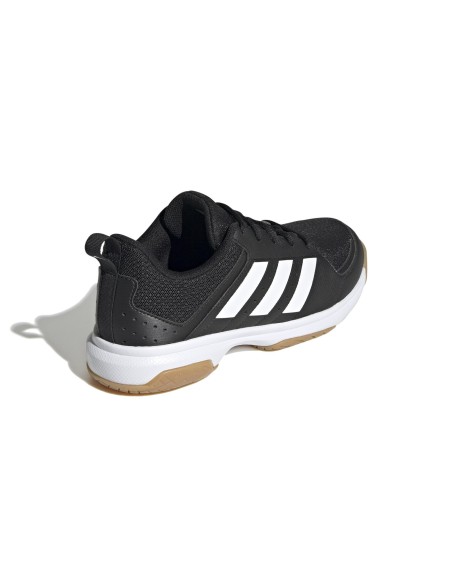 Adidas Ligra 7 Kids Black Indoor Shoes 