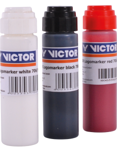 Victor White/Black/Red Marker Pen for Strings 