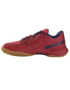 Badmintonschuhe Indoor Babolat Shadow Spirit 2 Herren Schwarz/Poppy Rot 