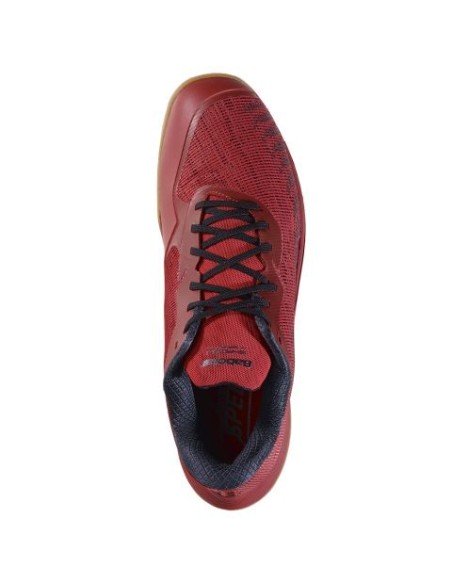 Zapatillas de Bádminton Indoor Babolat Shadow Spirit 2 Hombre Negro/Rojo Brillante 