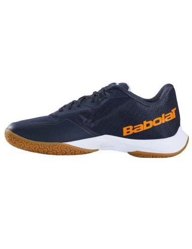 Chaussures de Badminton Babolat Shadow Tour 5 Homme  (Noir/Orange) 